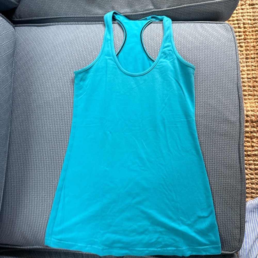 Lululemon Blue Fitted Tank Top